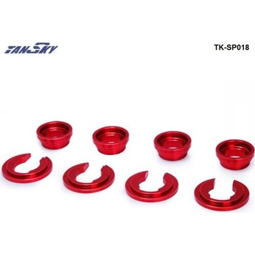 RED SUBFRAME SUN FRAME BUSHING COLLARS SET jdm FOR NISSAN S13 S14 240SX TK-SP018
