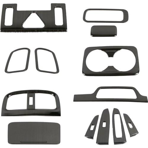 For Kia Cerato k3 2019 2020 Stainless Steel Air Condition Cover Trim Water Cup Holder Window Switch Button Interior Accessories