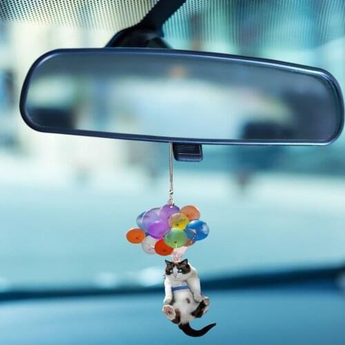 Flying Cat Sun Catcher Rainbow Flying Cat Pendant Car Backpack Ornaments Cute Cat Garden Decoration Outdoor Crystal Rainbow Sun