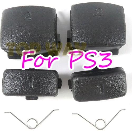 20sets Black Repair Part For L1 R1 L2 R2 Buttons For PS3 Controller Trigger Buttons Springs Number 1 2 Trigger Buttons Springs