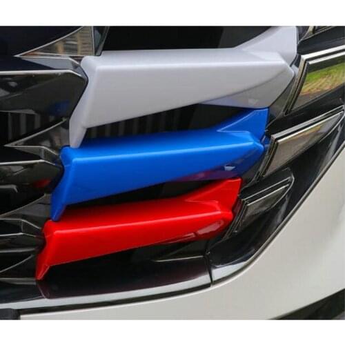 For Hyundai Tucson NX4 2021 2022 Front Hood Billet Grille Sticker Trim Cover Frame Styling