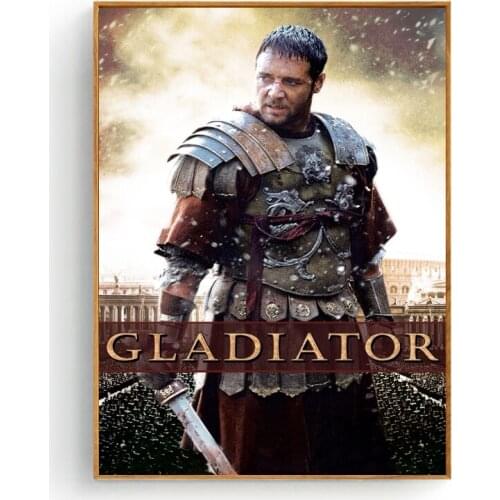 GLADIATOR MOVIE Silk Fabric Poster And Print Wall Art Picture Painting Home Decor