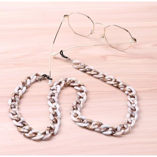 Plastic Eyeglasses Rope Strap Fashion Acrylic Eyewear Fastener Cord Portable Glasses Holder Chain Lanyard Sunglasses Accessories