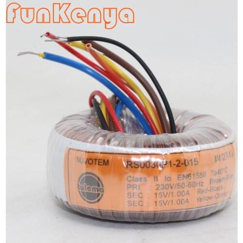 Import Talema 30VA Toroidal Transformer 30W Dual6V 9V 12V 15V 18V 25V