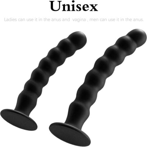 Sex Products Anal Plug Prostate Massager Vaginal Stimulator With Strong Sucker Silicone Bead Dildo Sex Toys for Man and Woman