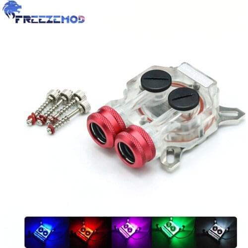 FREEZEMOD GPU Water Block Core Copper VGA Block RGB Hole Pitch 43mm-53mm/53mm-62mm Graphics Card Water Cooler Block AURA SYNC