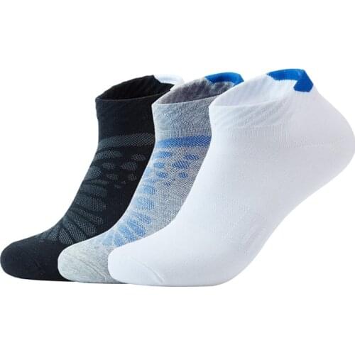 Xtep 2021 3Pairs/Pack Summer Fashion Short Sports Socks Comfortable Breathable Running Socks For Men 879239540042