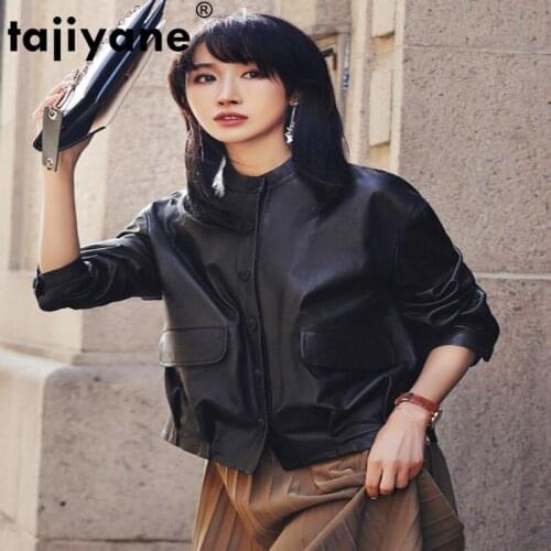 Genuine Real 100% Leather Women Jacket Womens Coats and Jackets Women Clothes Coat Female Motocycle SS907_329WPY535