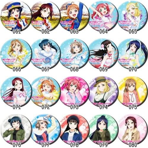 1pc badge Idol girlsLove Live Lovelive Sunshine Aqours Anime Yoshiko Hanamaru Pins Broche Fans