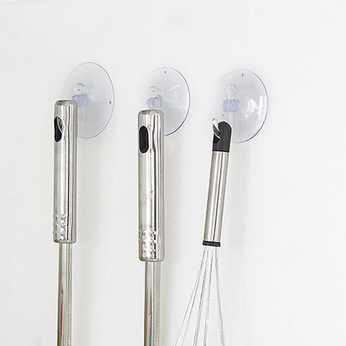10Pcs Transparent Wall Hooks Suckers Kitchen Bathroom Hangers Suction Cup Hooks Self Adhesive Door Wall Hangers Hooks Suction