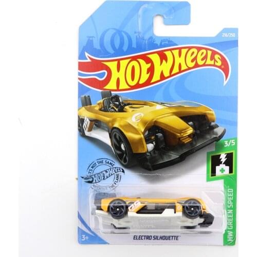 2019-216 Hot Wheels ELECTRO SILHOUETTE Mini Alloy Coupe 1/64 Metal Diecast Model Car Kids Toys Gift