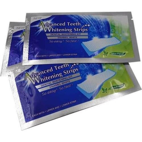 28PCS Tooth Whitening Dry Tooth Paste Bleaching Tooth Sticky Gel Whitening Strip High Elastic Oral Care Hygiene Toothpaste