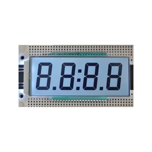 40PIN TN Positive 4-Digits Segment LCD Panel White Backlight 5V