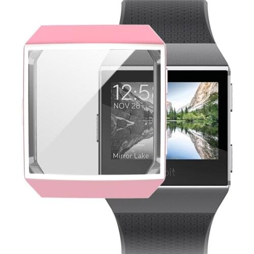 50pcs For Fitbit Ionic Case Cover TPU Protective Shell Case For Fitbit Ionic Smart Watch Case Wristband Screen Protector Case