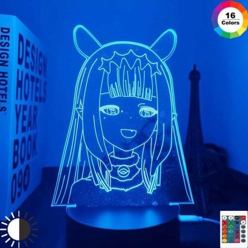 Anime Ninomae Ina Nis Led Light for Bedroom Decor Night Light Kids Children Birthday Gift Manga Ninomae Ina Nis 3d Lamp Bedside