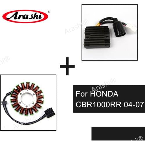 Arashi Voltage Rectifier Regulator Generator Engine Stator Coil For HONDA CBR1000RR CBR 1000 RR CBR1000 2004 2005 2006 2007
