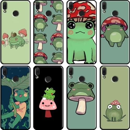 Mushroom frog Cartoon Case For Huawei Nova 5T 3i 2i Y7A Y6P Y5P 2020 Y3 II Y5 Y6 Y7 2017 2018 Y9 Prime 2019 Case