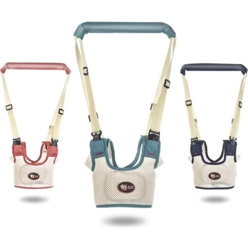 Baby Dual-use Walker Breathable Anti-fall Belted Baby Walking Harnesses Leashes Children Assistant Learning Safe Harness Walker