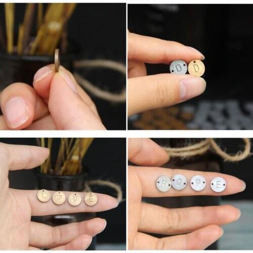 2Pc Initial Letter Pendant Resin Mold Letter Number Round Discs Mold Jewelry DIY Drop shipping