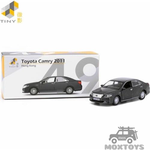 Tiny 1:64 Toyota Camry 2011 Metallic Grey Diecast Model Car