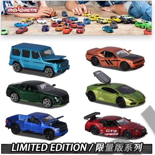 Majorette 1/64 Limited Edition Cars Hot Pop Kids Toys Motor Vehicle Diecast Metal Model FORD F-150 NISSAN GT-R MERCEDES-BENZ
