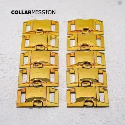 Metal side release curved buckles for durable hardware strong security lock pet collars diy parts Zinc Alloy CK25HJ02