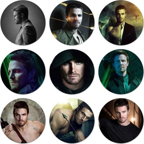 Stephen Arrow Oliver Felicity Icons Pins Badge Decoration Brooches Metal Badges For Clothes Backpack Decoration
