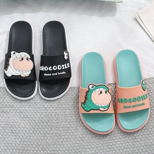 Cartoon slippers women outdoor bathroom bath non-slip home couple mens cute slippers men shoes funny slippers mens shoes