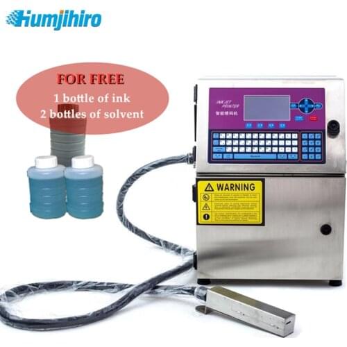 Continuous Inkjet Printer Automatic Printing Batch Code Number Date Plastic Pipe Bottle Cable Online CIJ Inkjet Printer