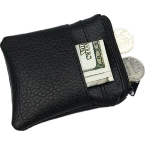 2020 New Fashion Pu Leather Cheap Coin Purse Men Small Mini Short Wallet Bags Change Little Key Credit Card Holder Business