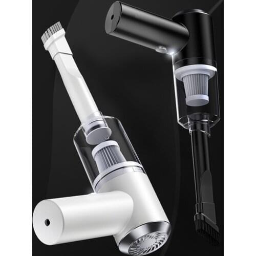 Handheld Wireless Vacuum Powerful High Suction Rechargeable Car Vacuum Cleaner 550Pa Wet/Dry Auto for Car Home Pet Hair