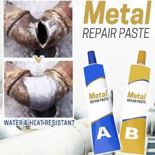 Ab Magic Welding Glue Industrial Repair Paste Heat Resistance Cold Weld Metal Repair Adhesive Agent 20/50/80/100g Dropshipping