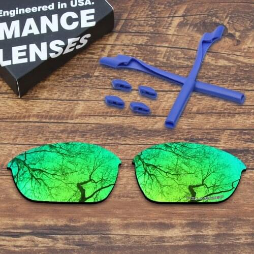 ToughAsNails Resist Seawater Corrosion Polarized Replacement Lenses and Rubber Kit for Oakley Half Jacket 2.0 Sunglasses