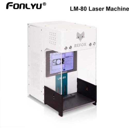 REFOX LM-80 3 in 1 Intelligent Laser Marking Machine (Laser Marking / Built-in Fume Extractor&Computer) Phone repair refurbish