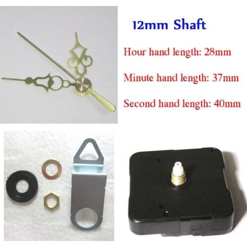 10pcs High quality clock fittings mute Quartz Clock Movement for Clock Mechanism Repair DIY clock parts accessories Short shaft