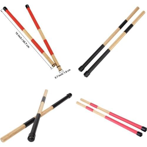 1 Pair Jazz Drum Brushes-Drum Sticks 40CM/made of bamboo