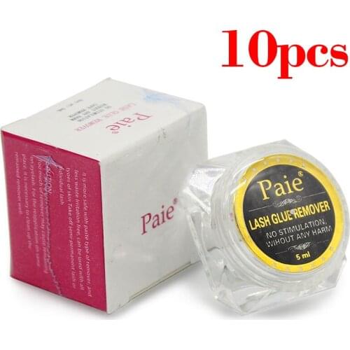 Paie 10pcs/lot Safe Eyelash Extension Glue Remover Fruit Smell False Lashes Adhesive Remover Individual Eyelashes Glue Debonder