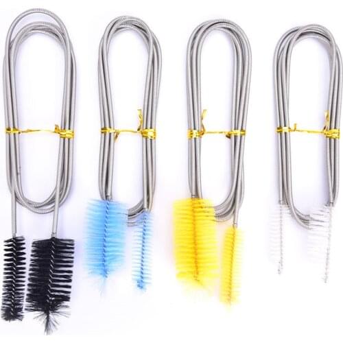 155CM Aquarium Cleaning Brush Flexible for Bent Tube Double Ended Water Filter Pump Air Tube Hose Cleaner Fish Tank Accessories