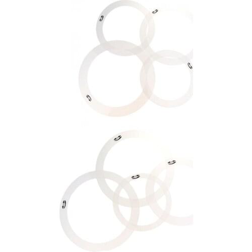 2 Packs Drum Muffler Dampening Rings 10" 12" 14" 14" 12" 13" 14" 16"