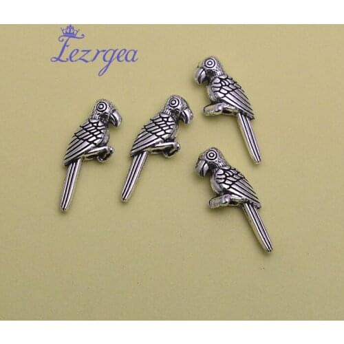 30pcs/lot--23x9mm, bird cham,Antique silver plated Bird Small Hole Beads charms ,DIY supplies, Jewelry accessories