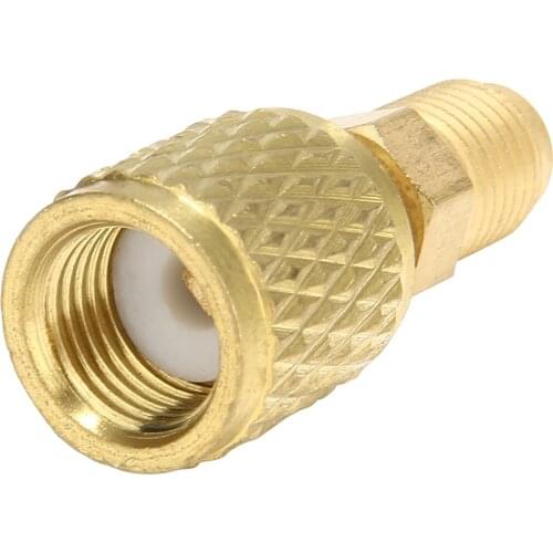 Mobile Head Adapter r Fitting Male 1/4 x W 5/16 SAE for Air Conditioning R410A R22 R407 R32 Refrigeration Tool