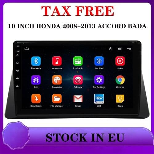 Android9.0 2Din Car Radio Multimedia Video Player 10.1 " Universal Autoradio Audio Player AC8227L for Accord Eighth Generation