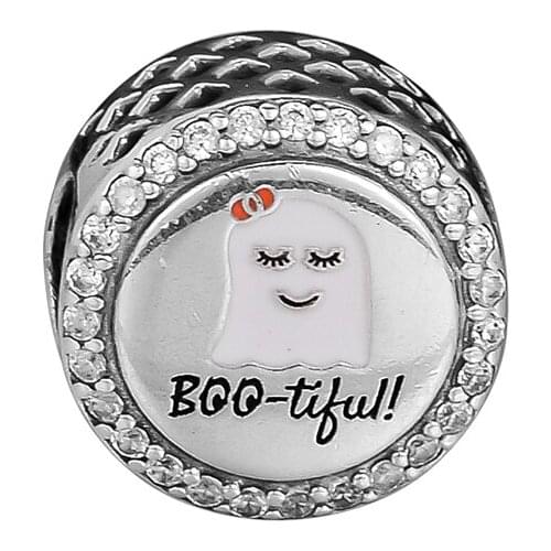 Halloween Bootiful Charm Vintage Beads Silver 925 original Fits European Woman Bracelets DIY Beads For Jewelry Making