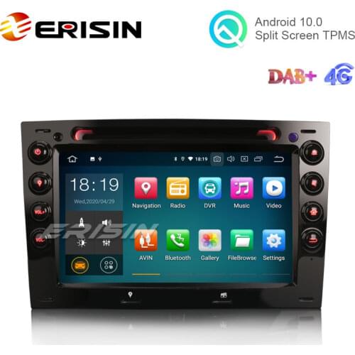 Erisin ES5113M 7" Android 10.0 Car DVD Player for RENAULT MEGANE 2003-2010 GPS 4G DAB+ Canbus