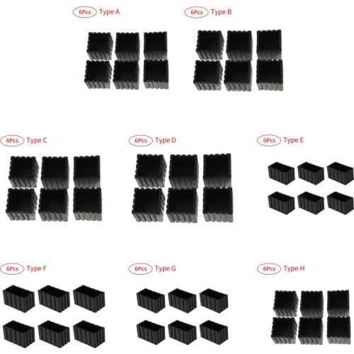 6Pc Chair Table Leg Caps Anti Slip Rubber Feet Cups Floor Protector Furniture Legs Covers Foot Pads for Garden Patio Stool Chair