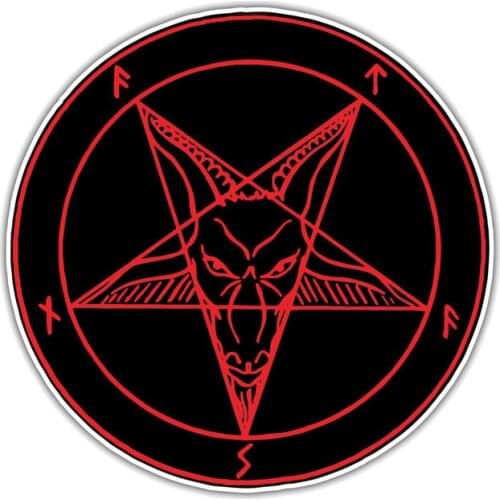 Creative Satan Devil Demon Evil Hell Car Sticker Windshield Bumper Motorcycle Helmet Decal Vinyl Cover Scratches Waterproof PVC