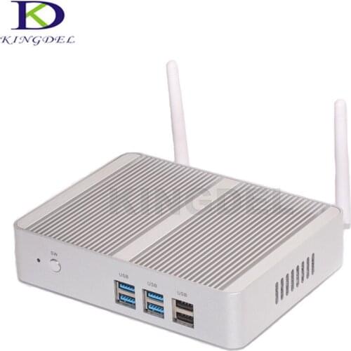 Windows 10 mini pc Intel Celeron N3150 Braswell CPU Quad Core, 8GB RAM+64G SSD, 2*HDMI, 2*LAN, 4*USB 3.0,WIFI,TV Box NC690