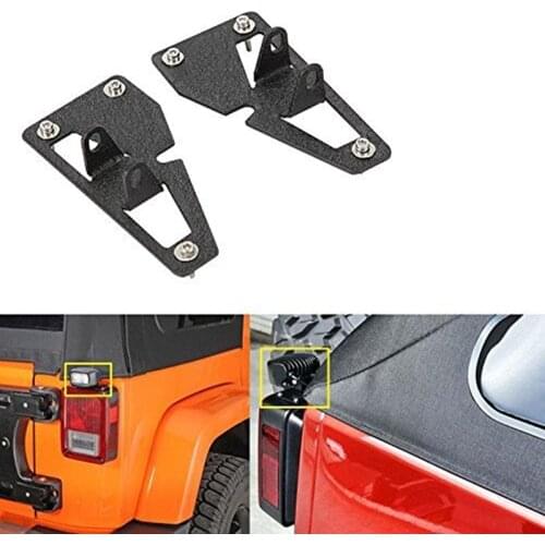 Tail Light Mounting Brackets Fit 2007-2016 Jeep Wrangler JK Unlimited (Pack of 2 Pcs)