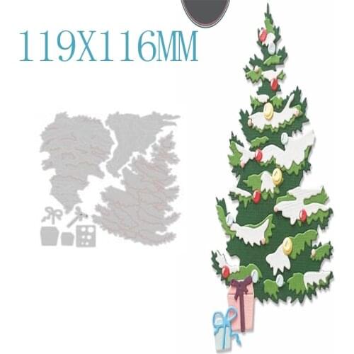 Christmas Tree Witch Metal Cutting Dies DIY Scrapbooking Decoration Embossed Paper Card Craft Handmade Knife Mold New Arrival