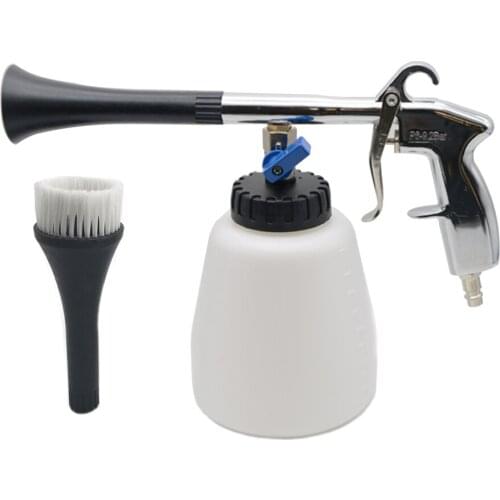 Wonderlife Car Dry Cleaning Gun High Pressure Washer Water Gun Interior Dry Cleaning With Brush For Car Wash Cleaning Tools